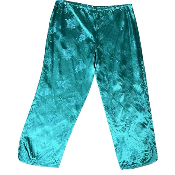 1970s ESME Chinese Green Silk Lounge Set - Picture 13 of 17